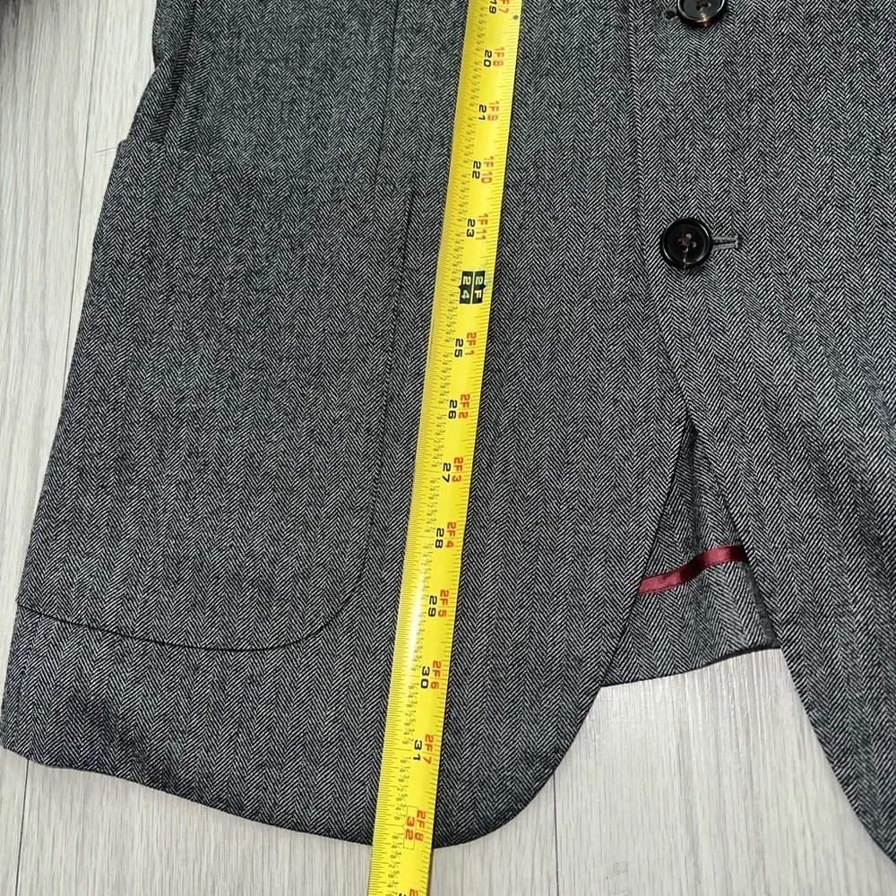 Spier & Mackay Black & White Micro Houndstooth Sport Coat 44 r
